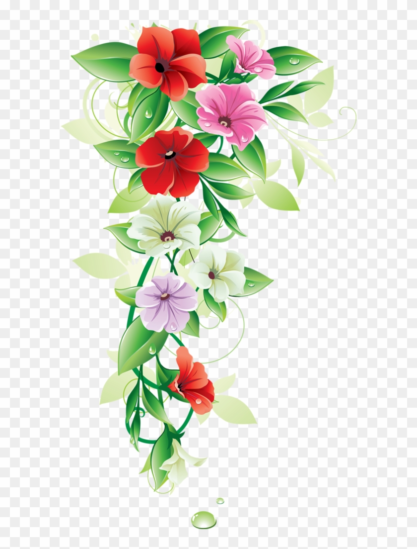 Flower Border Vector at Vectorified.com | Collection of Flower Border ...