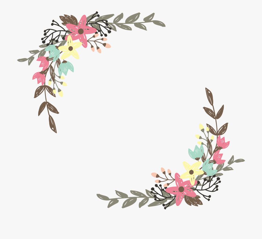 Download Flower Border Vector at Vectorified.com | Collection of ...