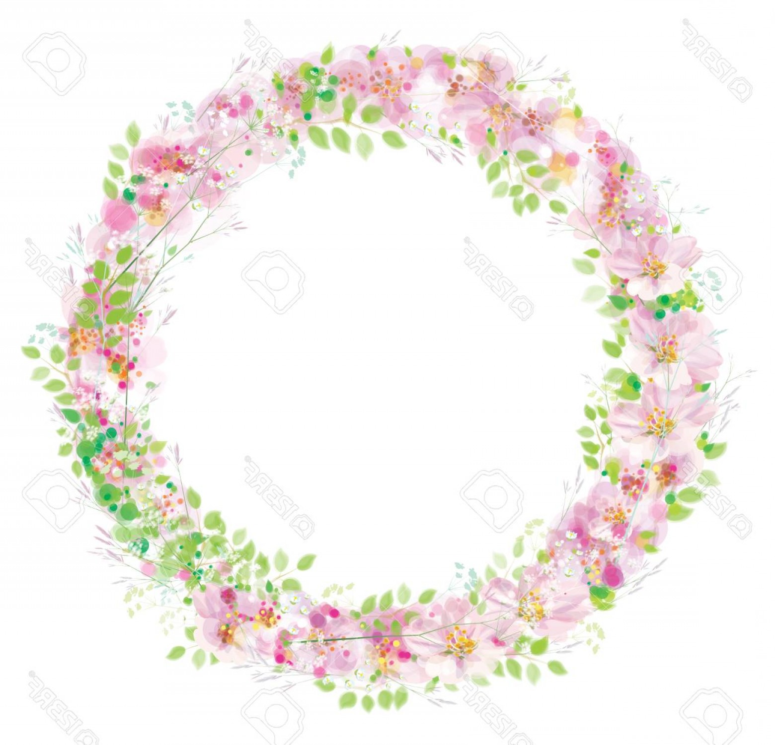 Flower Circle Vector at Vectorified.com | Collection of Flower Circle