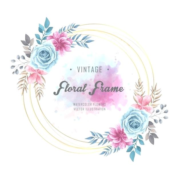 Flowers In A Circle Vector 626x626 Flowers In A Circle Vector