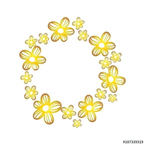 Rustic Circle Vector Flowers 500x500 Rustic Circle Vector Flowers