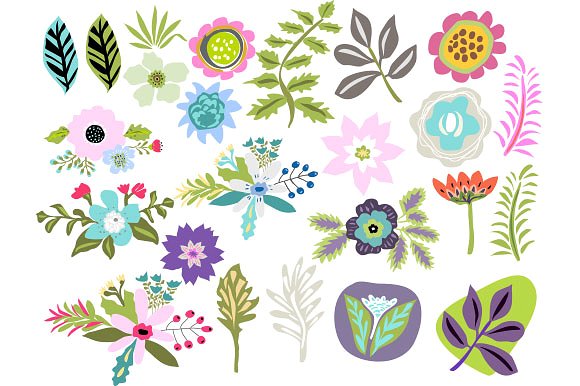 580x386 Flower Clip Art Vector