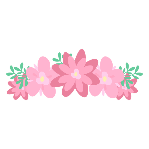 512x512 Flower Crown Vector Png Vector, Clipart