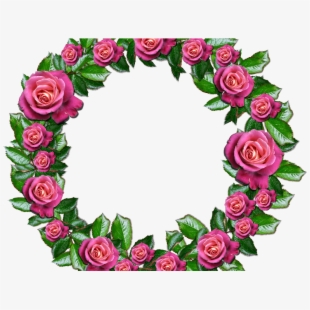310x310 Beach Rose Flower Wreath Euclidean Hand Painted
