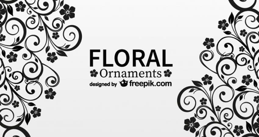 850x450 Highly Detailed Free Floral Vector Packs Templates