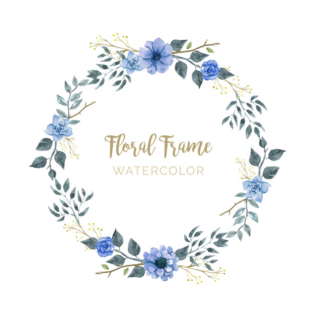 626x626 Elegant Floral Frame Vector Free Download