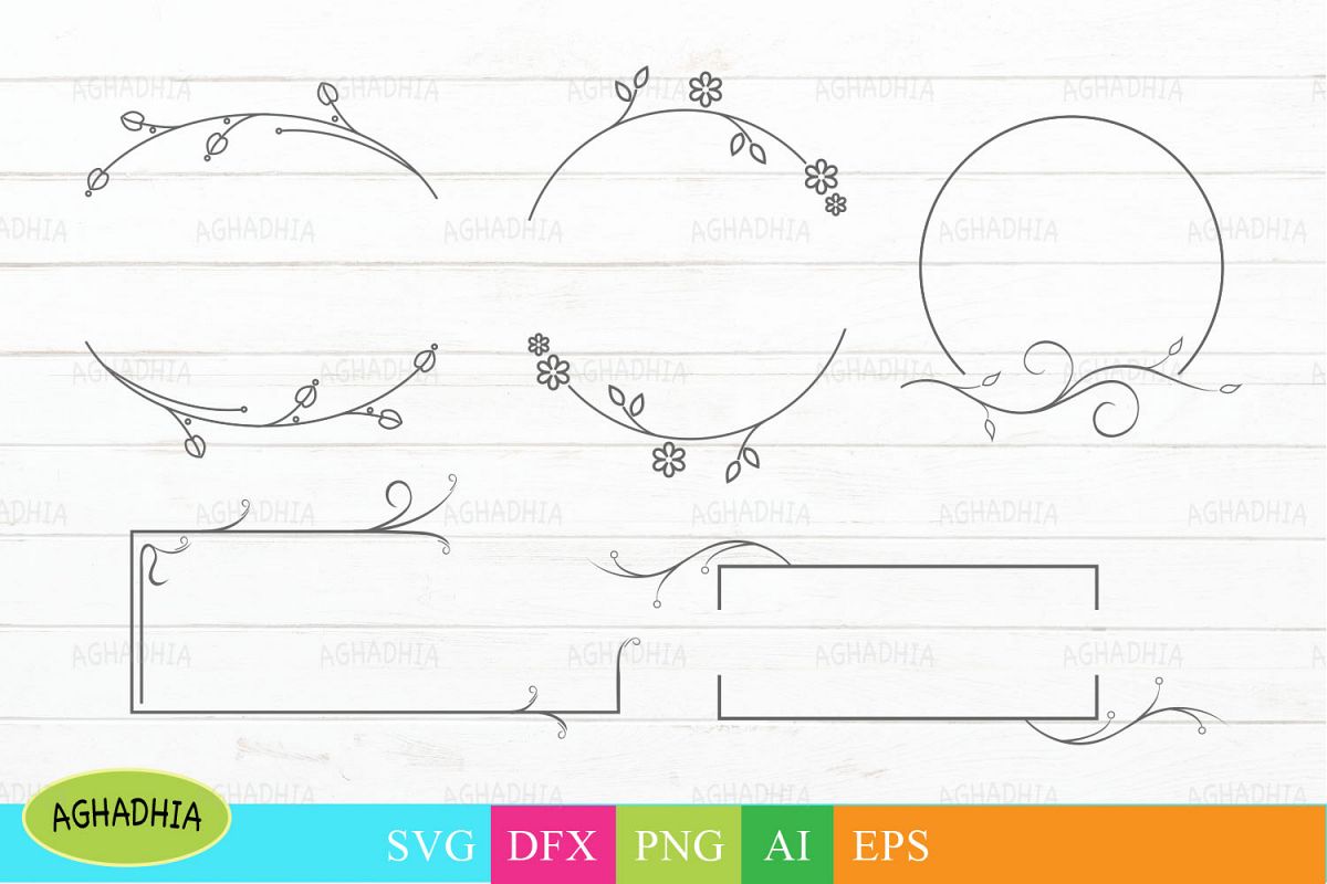 1200x800 Floral Frames Design Flower Frames Vector Elements