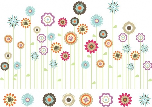 523x368 Flower Garden Free Vector Download