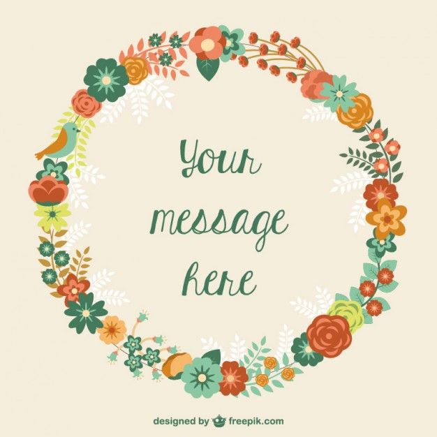 Flower Garland Vectors, Photos And Free Download 626x626 Flower Garland Vectors, Photos And Free Download