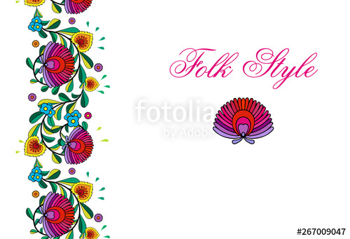 Folkloric Floral Element 500x341 Folkloric Floral Element