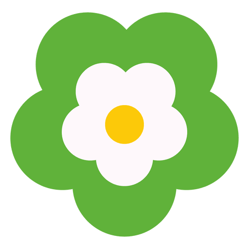 512x512 Green Flower Icon