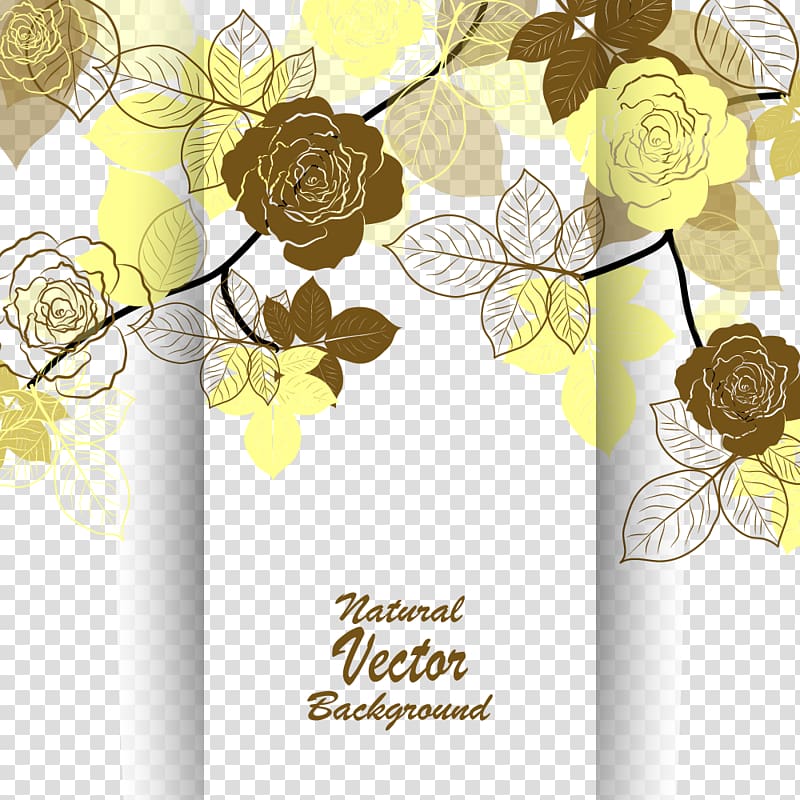 800x800 Yellow And Brown Flower Illustration, Wedding Invitation Flower