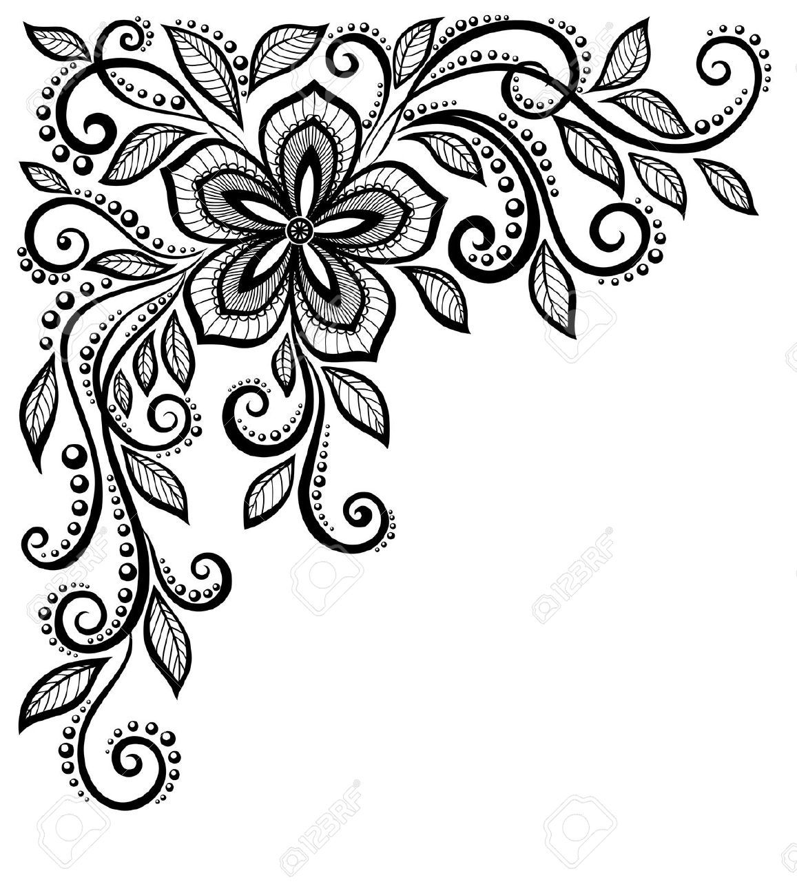 1157x1300 Flower Lace Cliparts, Stock Vector And Royalty Free Flower Lace