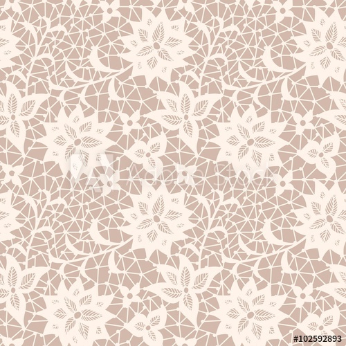 500x500 Seamless Flower Lace Pattern