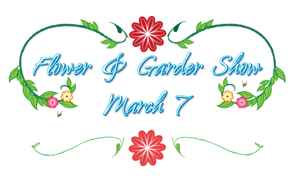 Flower And Garden Show Logo Vector 600x375 Flower And Garden Show Logo Vector