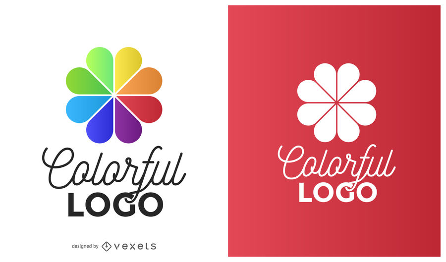 Colorful Circle Flower Logo 900x529 Colorful Circle Flower Logo