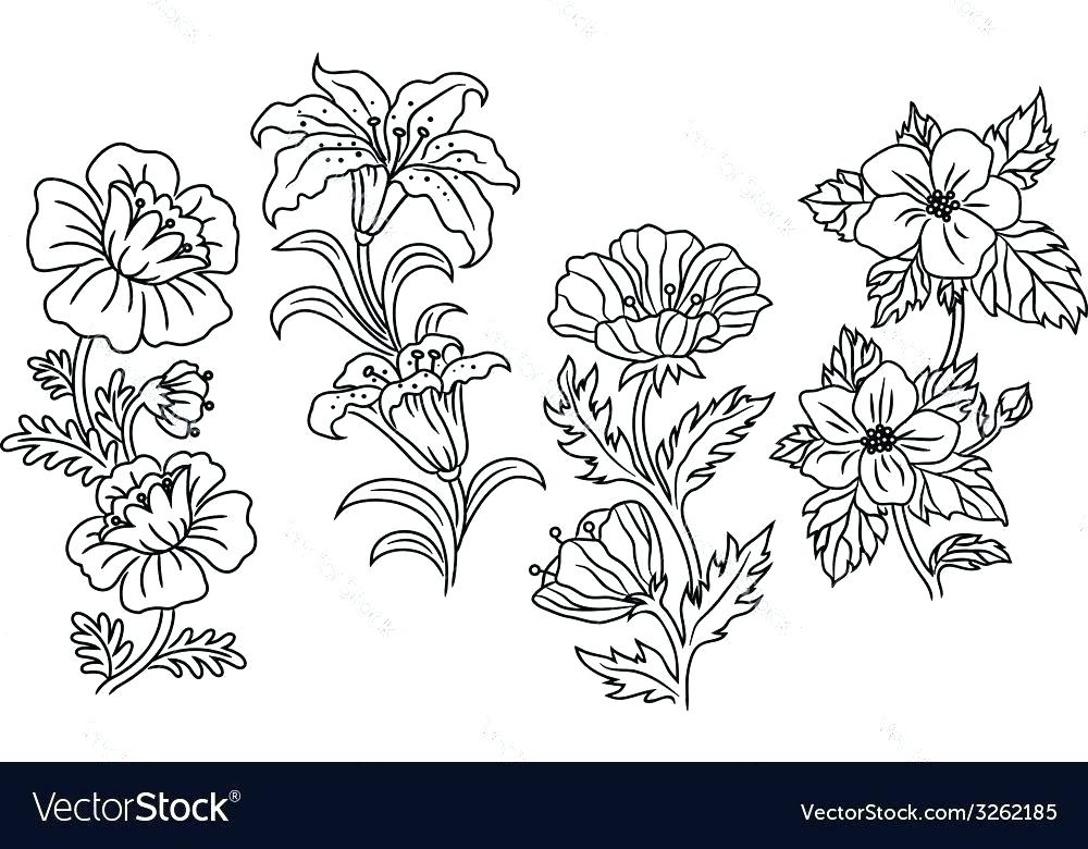 1000x780 Flowers Free Vector