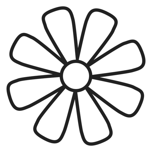 512x512 Daisy Flower Outline Icon
