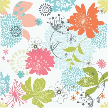 368x368 Vector Floral Pattern Free Vector Download