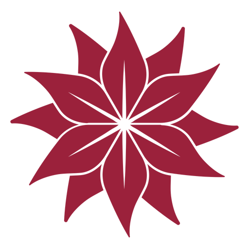 512x512 Flower Petal Silhouette