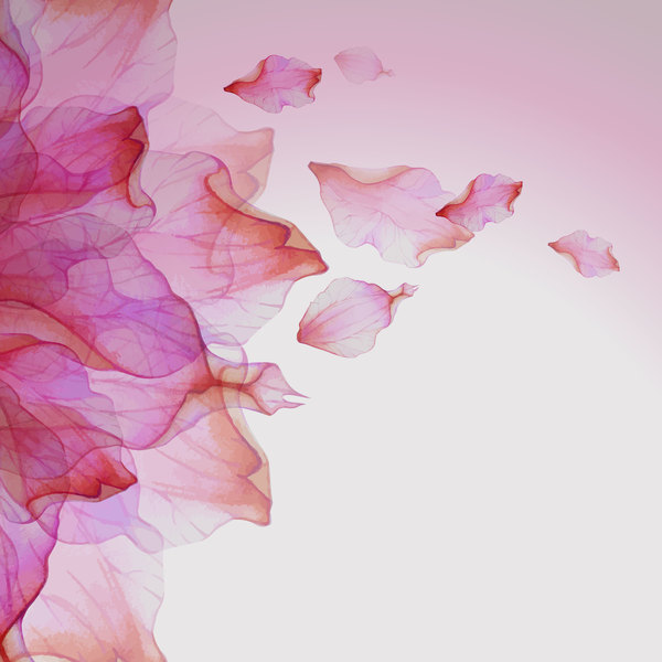 600x600 Watercolor Flower Petal Dream Vector Free Download