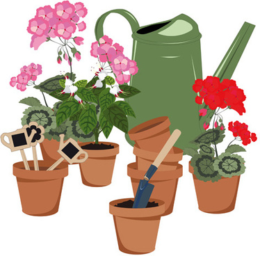 374x368 Flowerpot Vector Free Download Free Vector Download