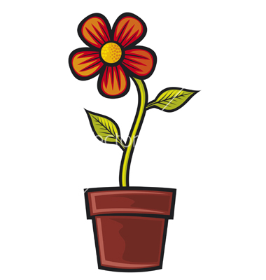 380x400 Download Flower Pot Vector Clipart Flowerpot Clip Art Flower