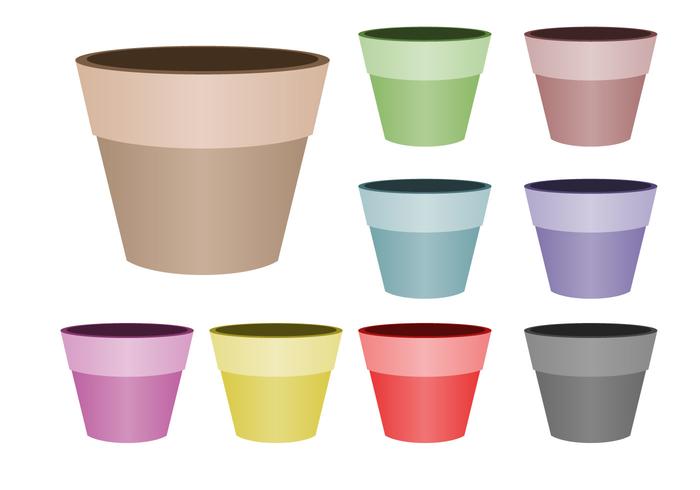 700x490 Flower Pot Free Vector Art