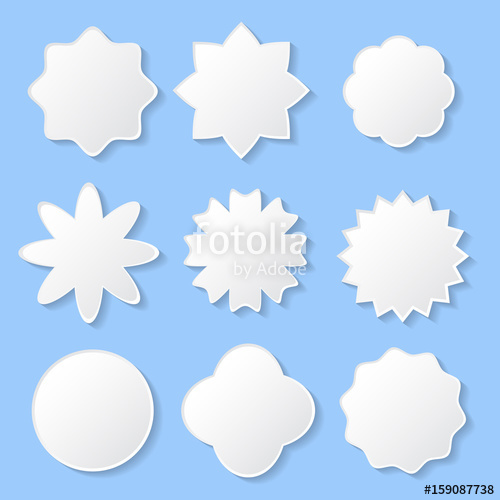 500x500 Flower Shape, Vector Illustrator Stock Image And Royalty Free