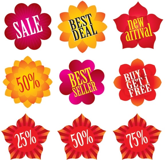576x561 Flower Shape Vector Sales Class Free Vector In Encapsulated