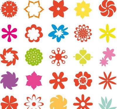 400x371 Free Flower Shape Collection Files, Vectors Graphics
