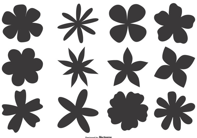 632x443 Hand Drawn Flower Shapes Free Vector Download Cannypic