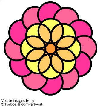 335x355 Download Spiral Flower Shape