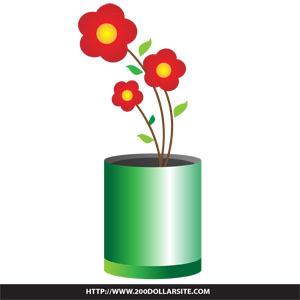 300x300 Free Simple Flower In A Vase Vector Free Vectors Ui Download