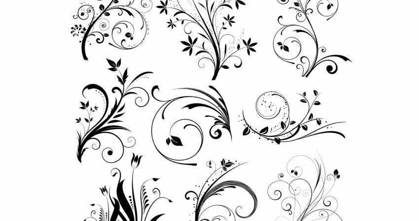 Highly Detailed Free Floral Vector Packs Templates 850x450 Highly Detailed Free Floral Vector Packs Templates