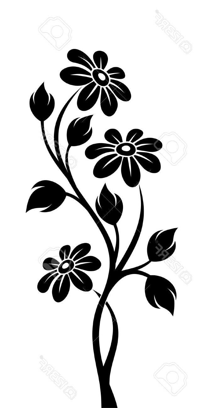 650x1300 Top Flowers Vector Black And White Photos Free Vector Art