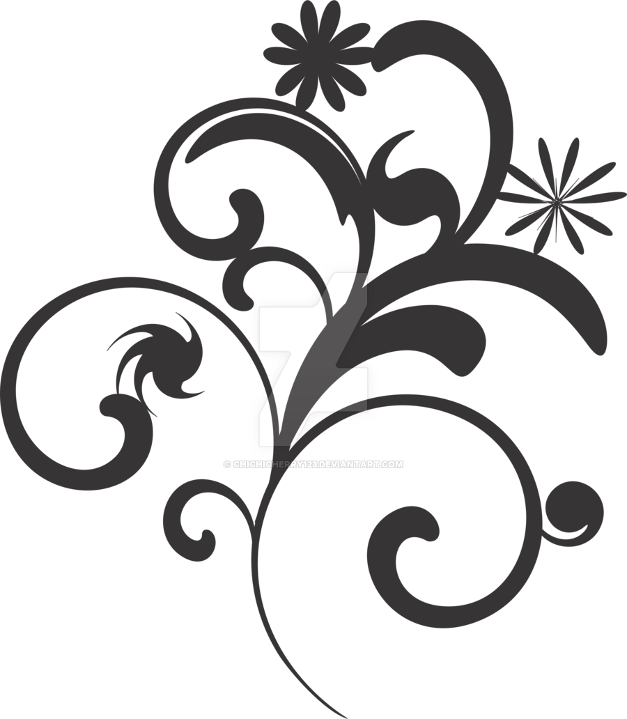Flower Vector Black And White Png 900x1032 Flower Vector Black And White Png