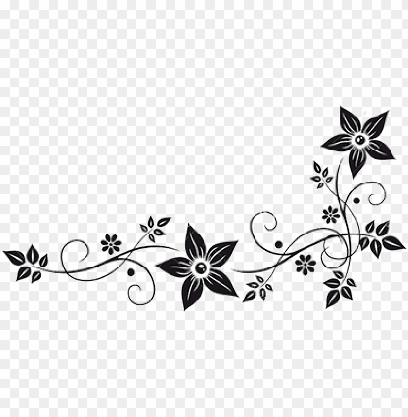 Vector Graphics Flower Border Black White Clip Art 840x859 Vector Graphics Flower Border Black White Clip Art