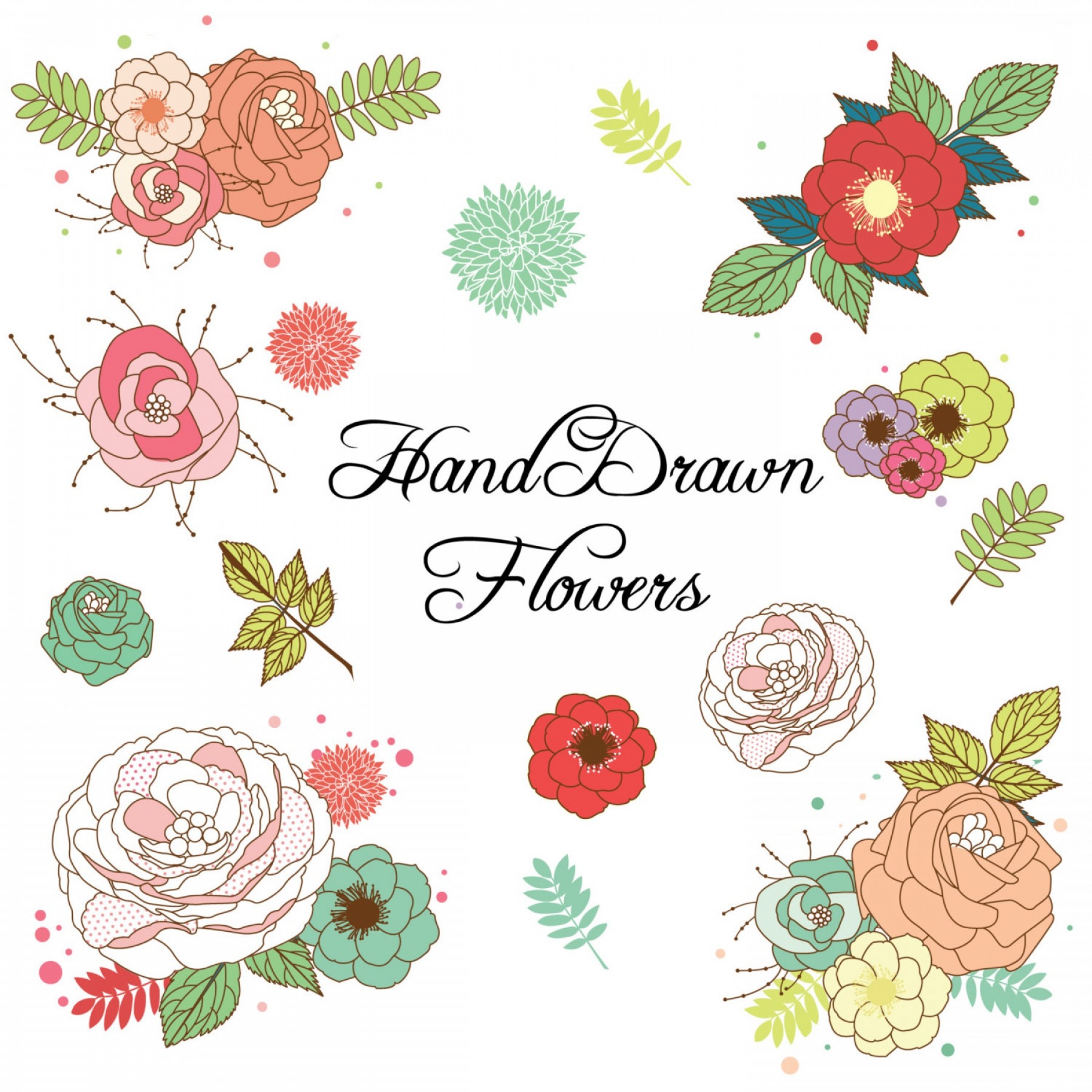 2160x2160 Modern Decoration Flower Vector Clipart Vectors Photos