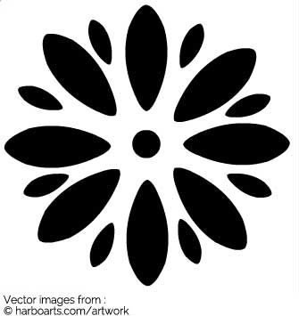 Flower Vector Graphic at Vectorified.com | Collection of Flower Vector ...