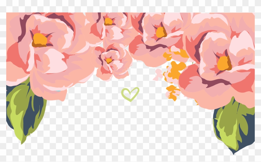 840x521 Flower Vector Borders Png, Transparent Png