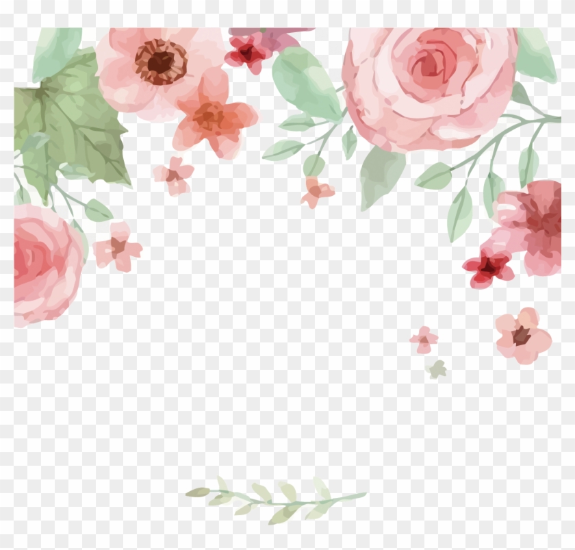 840x803 Watercolor Flower Vector Png