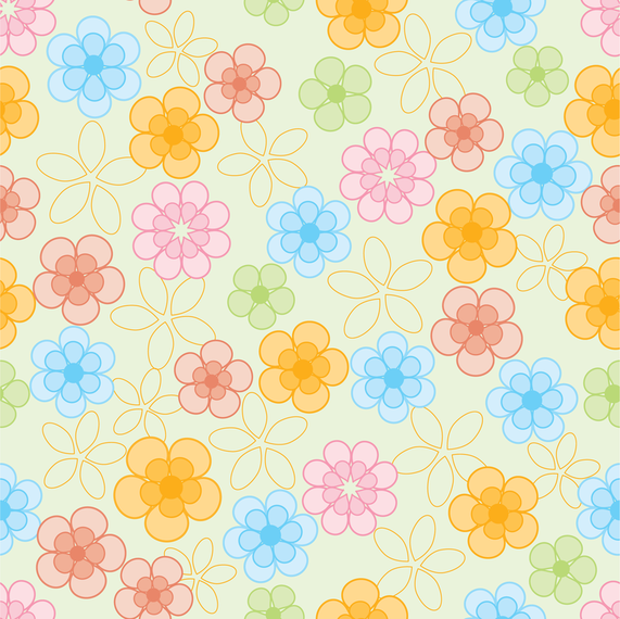 571x570 Flower Vector Wallpaper