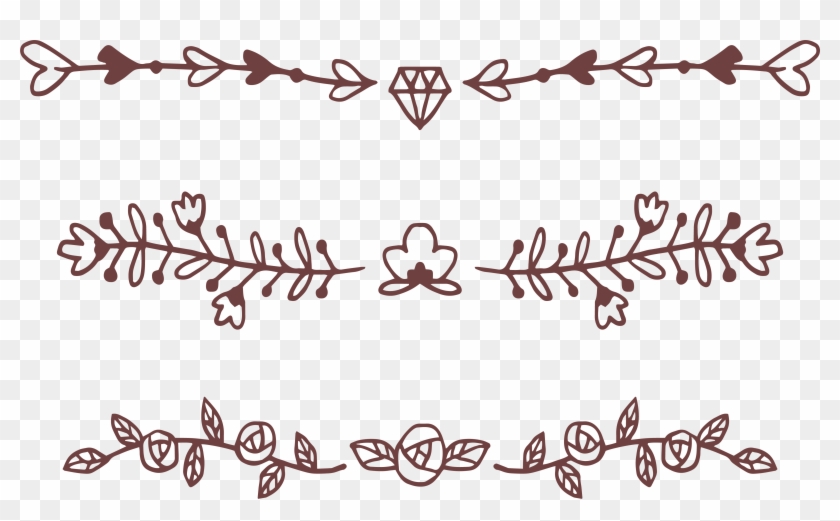 840x521 Flower Vine Drawing