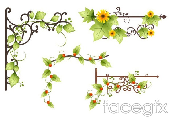 600x410 Vector Flower Vine Over Millions Vectors, Stock Photos, Hd