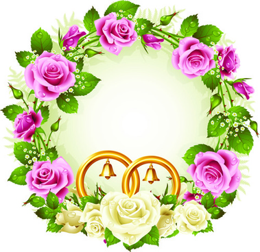 379x368 Flower Wreath Vector Free Vector Download