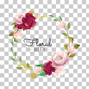 Flower Wreath Vector Free