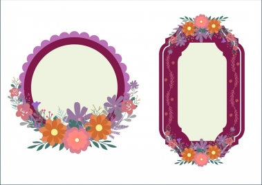 379x268 Spring Flower Wreath Vector Vectors Stock For Free Download