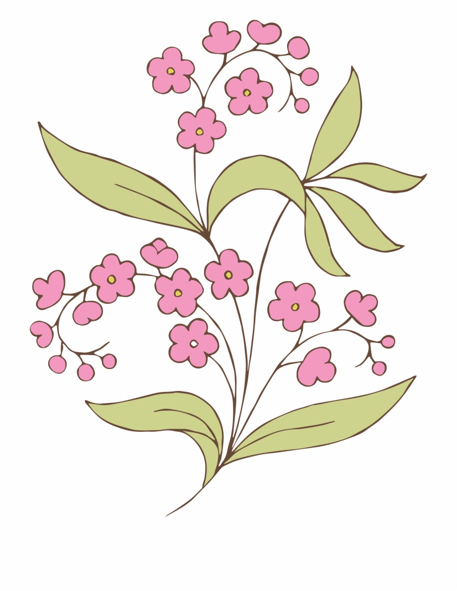 Free Stock Vector Vintage Pink Flower Clip Art Images 920x1188 Free Stock Vector Vintage Pink Flower Clip Art Images
