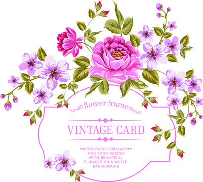 Vintage Flower Circle Free Vector Download 409x368 Vintage Flower Circle Free Vector Download